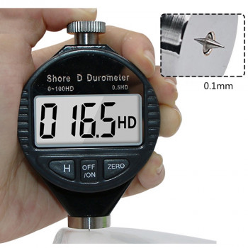 Electronic Digital Display Hard Meter Plastic Rubber Silicone Tire Hardness Meter, Model: 0-100HD D Electronic Digital Display Hard Meter Plastic Rubber Silicone Tire Hardness Meter, Model: 0-100HD D