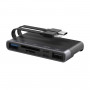 NK-1048HD 6 in 1 Multifunctional Docking Station(Black)