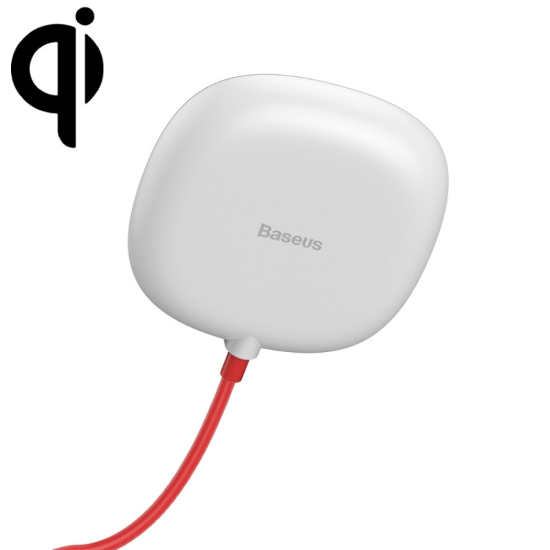Baseus WXXP-01 10W Max Suction Cup Qi Standard Wireless Charger, For iPhone, Galaxy, Huawei, Xiaomi, HTC, Sony and Other Smartphones(White)