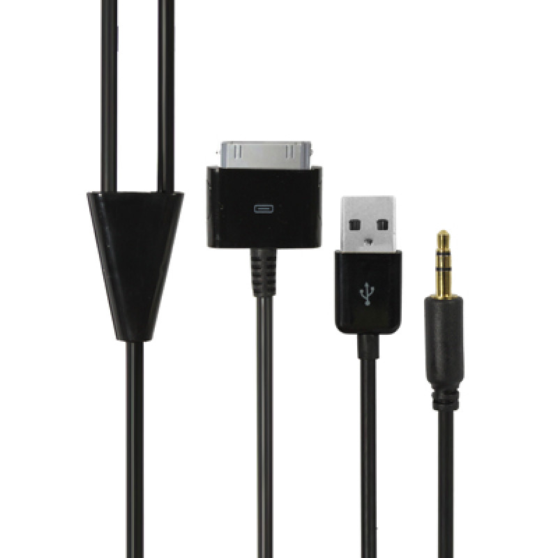 AUX Cable Car Audio / AUX Speaker Cable for iPhone 4 & 4S, iPhone 3GS/3G, iPad 2 / iPad, iPod Touch (Length:1.2m), Black(Black) AUX Cable Car Audio / AUX Speaker Cable for iPhone 4 & 4S, iPhone 3GS/3G, iPad 2 / iPad, iPod Touch (Length:1.2m), Black(Black)