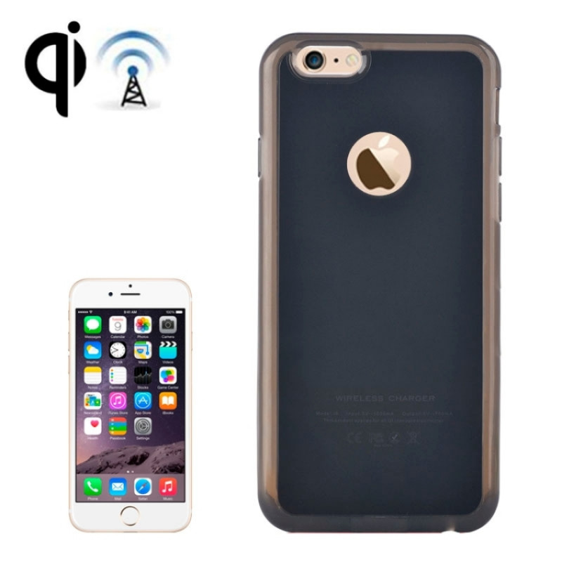 Wireless Charging Receiver Case for iPhone 6(Black)