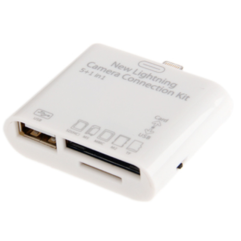 Camera Connection Kit + USB for iPhone 5 / iPad mini 1 / 2 / 3 / iPad 4 / iPod touch 5 / 6 Camera Connection Kit + USB for iPhone 5 / iPad mini 1 / 2 / 3 / iPad 4 / iPod touch 5 / 6