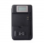 SS-5 Universal Cell Phone Battery Charger With USB Output & LCD Display, US Plug(Black)