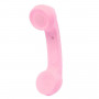 Bluetooth Wireless Connection Retro Microphone External Mobile Phone Handset(Pink)