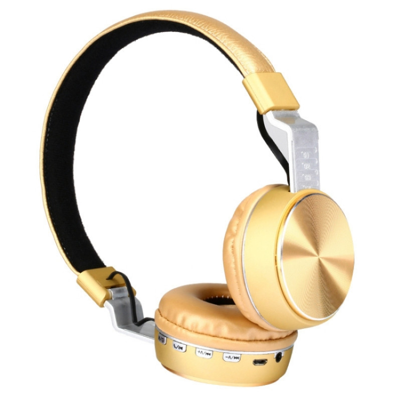 FG-66 Subwoofer Wireless Bluetooth Headset Support TF Card & FM Radio(Golden) FG-66 Subwoofer Wireless Bluetooth Headset Support TF Card & FM Radio(Golden)
