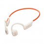 Havit Freego 1 Air Conduction Ear Hanging Surround Sound Wireless Bluetooth Earphones with LED Light(Sunlight Orange)