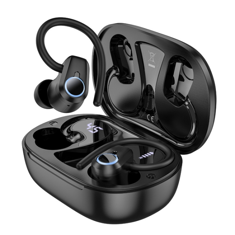 hoco EQ8 Pure Ear-mounted True Wireless Bluetooth Earphone(Black)