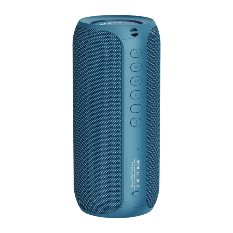 Zealot S32 Max 20W High Power Bluetooth Speaker with RGB Light(Blue) Zealot S32 Max 20W High Power Bluetooth Speaker with RGB Light(Blue)