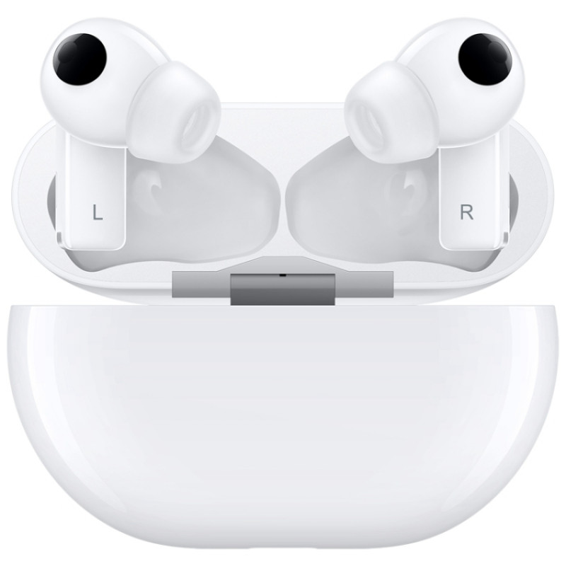 Huawei FreeBuds Pro Active Noise Cancelling Stereo Wireless Bluetooth Earphone with Charging Box, Support Bone Voice Sensing & Dual Device Connection(White)