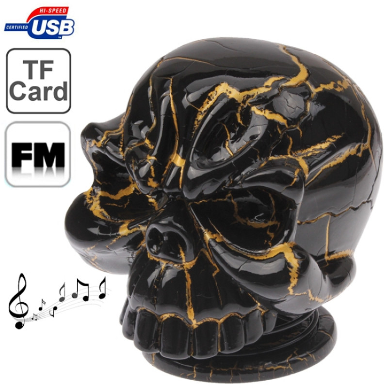 Cool Skull Style Speaker(Black)
