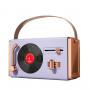 C220 Multifunctional Vinyl Record Player Speaker Portable Handheld Mini Retro Audio, Color: Fantasy Purple