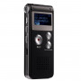 SK-012 4GB USB Dictaphone Digital Audio Voice Recorder with WAV MP3 Player VAR Function(Black)