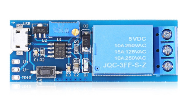 Relay Module Timer Delay Switch DIY for Arduino Raspberry Pi