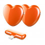 JNN A6 8 Pin Interface Wireless Lavalier Microphone, Specification:2 Mic(Orange)