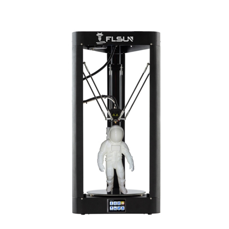 [EU Warehouse] FLSUN-QQ-Spro 90% Pre-Assembled Delta 3D Printer Lattice Glass Platform Auto Leveling Touch Screen Titan Extruder, Printing Size: 255x360mm