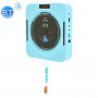 Multifunctional Household Bluetooth Speaker Wall Mounted CD Player with Ambient Light(Blue)