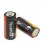 2 PCS TrustFire TF 16340 880mAh 3.7V Long Lasting Rechargeable Lithium ion Battery(Black)