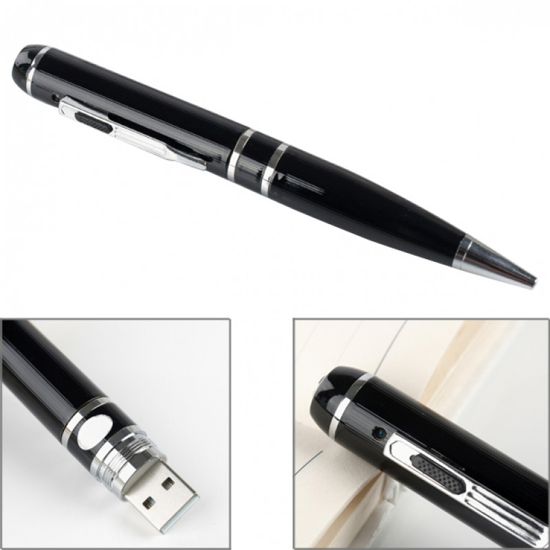 8GB H.264 HD 1920x1080 / 30fps, 1280*720P/ 60fps, USB 2.0 Mini DV Pen with Video Recording / Photo Shooting / Sound Recording Function, Support TF Card up to 32GB