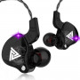 QKZ AK6 3.5mm In-Ear Wired Subwoofer Sports Earphone, Cable Length: About 1.2m(Black)