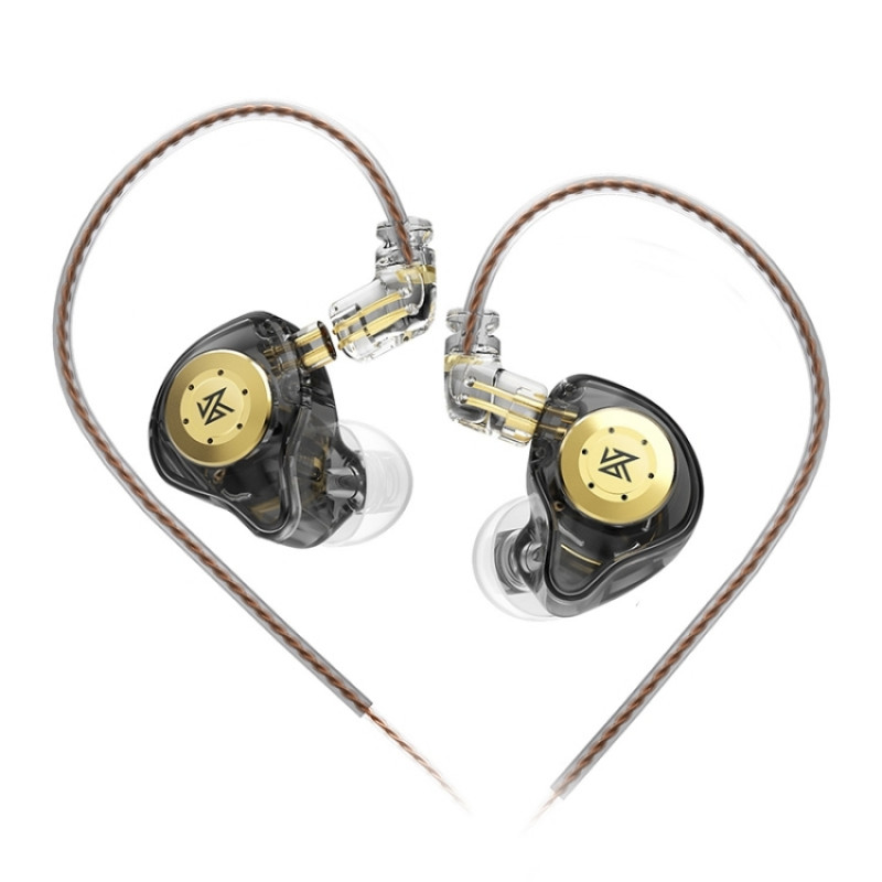 KZ-EDX PRO 1.25m Dynamic HiFi In-Ear Sports Music Headphones, Style:Without Microphone(Transparent Black) KZ-EDX PRO 1.25m Dynamic HiFi In-Ear Sports Music Headphones, Style:Without Microphone(Transparent Black)
