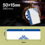 2 PCS Jewelry Tag Price Label Thermal Adhesive Label Paper for NIIMBOT B11 / B3S, Size: Beautiful Day 390 Sheets
