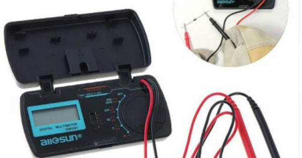 AllSun EM3081 Digital Multimeter Measuring DC and AC Voltage Diagnostic ...