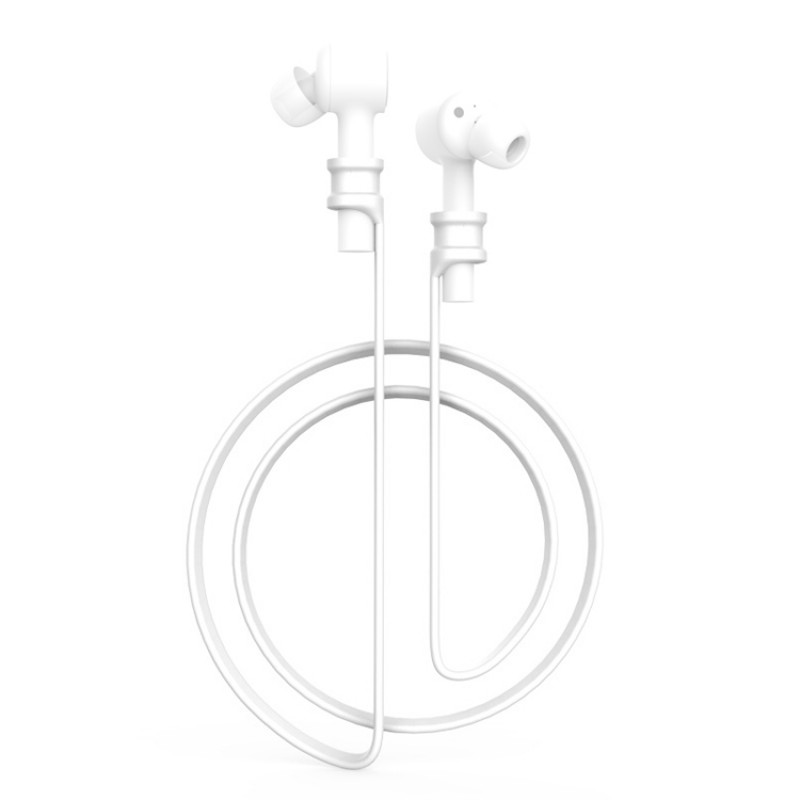For Xiaomi Air Earphone Silicone Lanyard Anti-lost Rope(White)