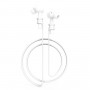 For Xiaomi Air Earphone Silicone Lanyard Anti-lost Rope(White)