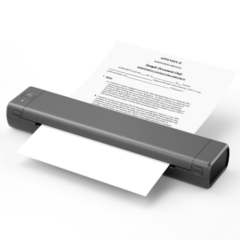 M08F Bluetooth Wireless Handheld Portable Thermal Printer(Gray A4 Version) M08F Bluetooth Wireless Handheld Portable Thermal Printer(Gray A4 Version)