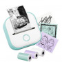 Phomemo T02 Gift Box Phone Bluetooth Mini Printer Photo Thermal Printer Family Student Wrong Question Printer(Green)