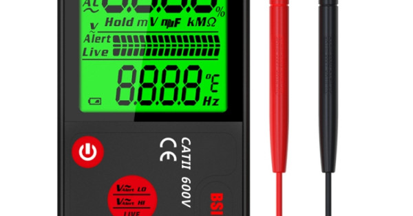 BSIDE ADMS7 Smart Thin Digital Multimeter Counts DC AC Voltmeter, Model ...