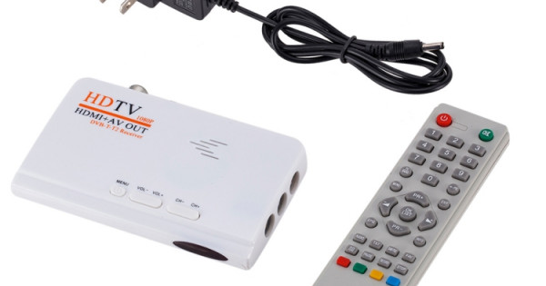 HDMI+AV OUT 1080P Digital Satellite Receiver HD TV DVB-T-T2 TV Box AV ...