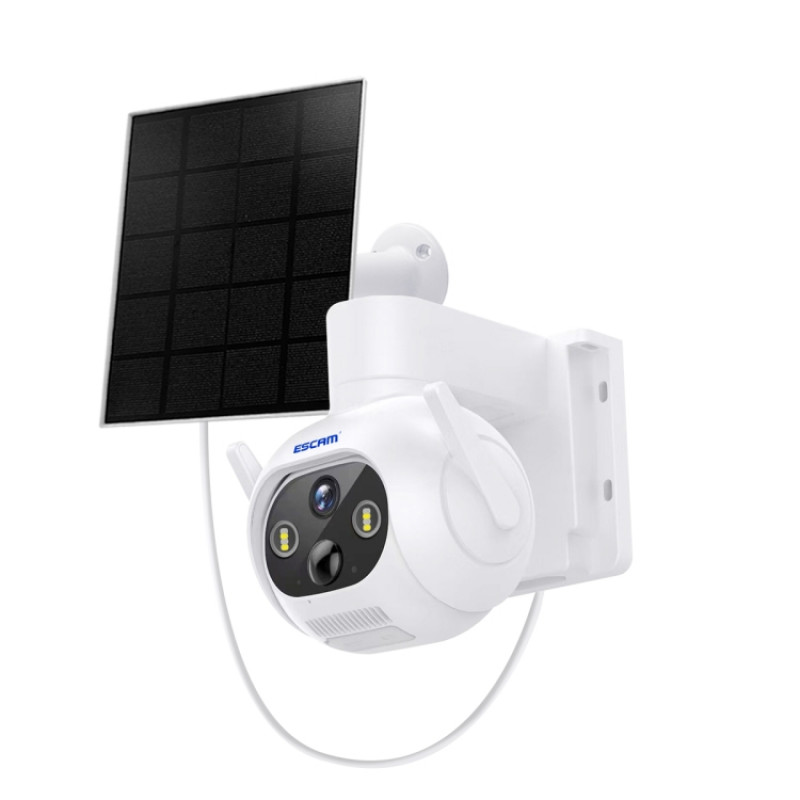 ESCAM QF172 2MP WiFi Two-way Audio Solar PIR alarm IP Camera(White) ESCAM QF172 2MP WiFi Two-way Audio Solar PIR alarm IP Camera(White)