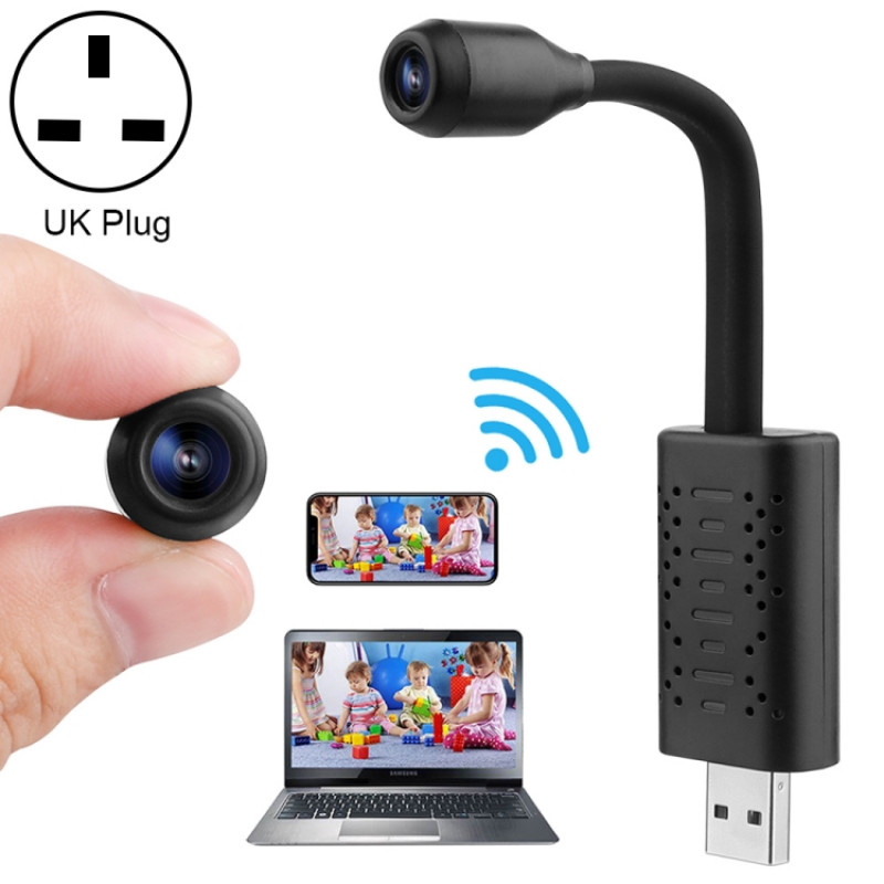 V380-U8 Small Wireless WiFi HD IP Camera without Memory Card, Support Mobile Phone Remote Monitoring & Motion Detection / Alarm, UK Plug