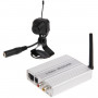 2.4GHz Wireless Camera and Receiver, Built in Microphone for Audio Monitoring, Max Support 4 Cameras