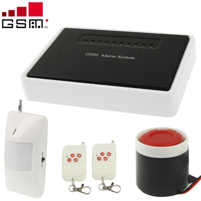 Wireless GSM Smart Burglar Alarm System, Wireless Frequency: 433MHz, Network: GSM 850 / 900 / 1800 / 1900MHz Wireless GSM Smart Burglar Alarm System, Wireless Frequency: 433MHz, Network: GSM 850 / 900 / 1800 / 1900MHz