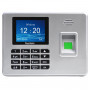 A3 2.8 inch Color TFT Screen Biometric Fingerprint Time Attendance, USB Communication Office Time Attendance Clock(Silver)