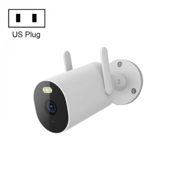 Original Xiaomi AW300 WiFi Smart Outdoor Camera 2K Full Color Night Vision IP66 Waterproof Video Surveillance Webcam, US Plug(White)
