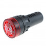 3 PCS AD16-22 Sound Buzzer With Indicator Table Active Flash Buzzer(Regular 22mm 12V Red)