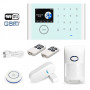 CS118 WIFI+GSM Tuya Smart Voice Alarm System Supports Amazon Alexa/ Google Assistant, Spec: Package 1