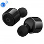 [CE Certification] X1T Mini Twins True Stereo Wireless Bluetooth 4.2 In-Ear Earphone Headset, For iPhone, Galaxy, Huawei, Xiaomi, LG, HTC and Other Smart Phones(Black)