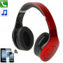 BT-H01 Bluetooth 3.0 Wireless Headphones for iPhone / iPad / Mobile Phones / Tablet PC / Samsung / Nokia, Support Handsfee Function(Red)