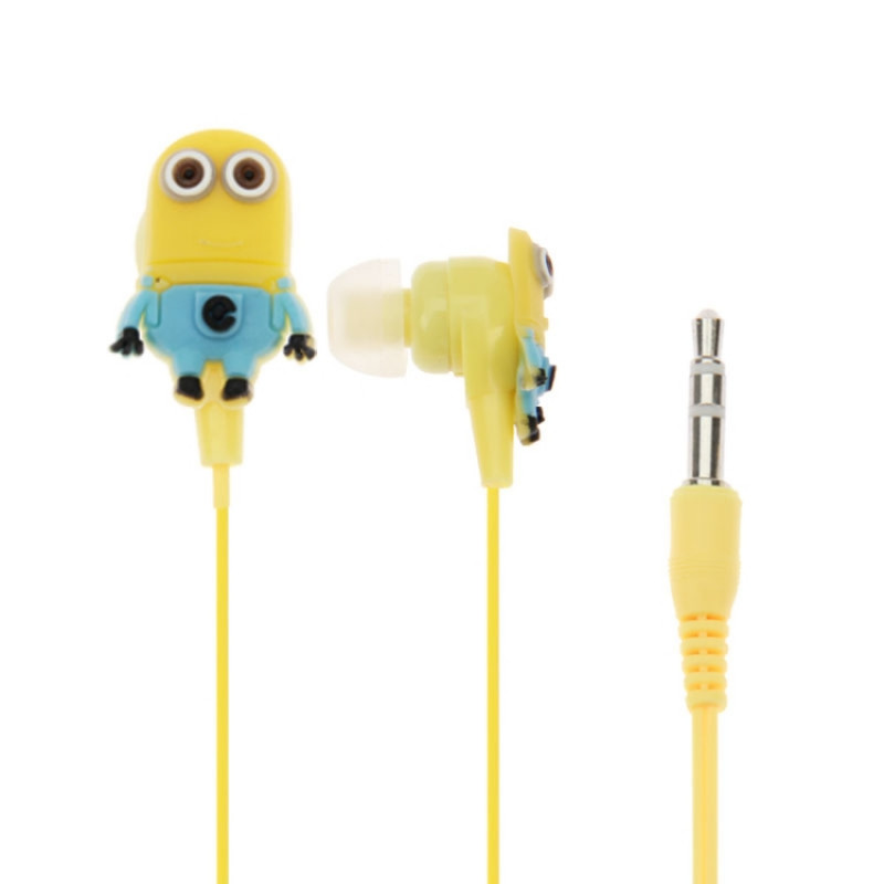 Despicable Me Minions Style 3.5mm Plug in-Ear Earphone (S-21)(Yellow) Despicable Me Minions Style 3.5mm Plug in-Ear Earphone (S-21)(Yellow)