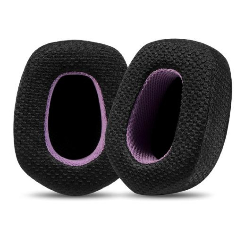 For Logitech G733 LIGHTSPEED Headset 1pair Ear Pads Sponge Soft Cushion Color Weaving Black Purple