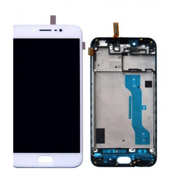 Vivo V5 Display and Touch Screen Glass With Frame - Black