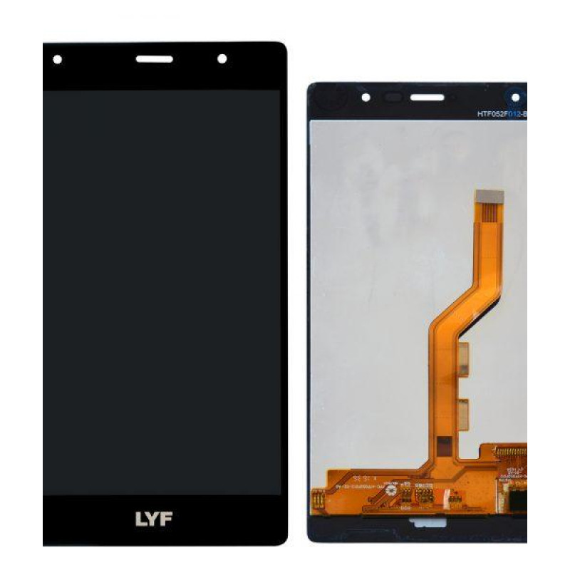 LYF Water F1s Display LS-5201 and Touch Screen Digitizer Glass Combo - Black