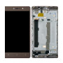 Gionee S6s Display and Touch Screen Glass Combo With Outer Frame - Black