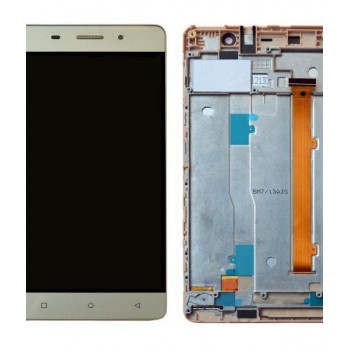 Gionee M5 Lite Display and Touch Screen Combo With Outer Frame - Black