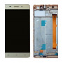 Gionee M5 Lite Display and Touch Screen Combo With Outer Frame - Black