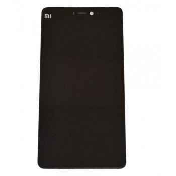 Xiaomi Mi4i Display and Touch Screen Glass With Frame - Black